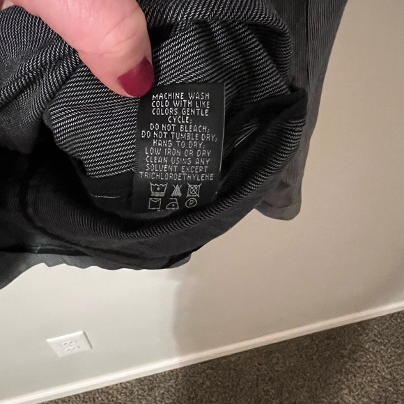 Lafayette 148 New York Utility Striped Drawstring Jacket Size Medium - Picture 6 of 8